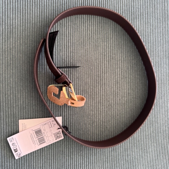 Leather belt with oval buckle Mango S - Picture 5 of 5